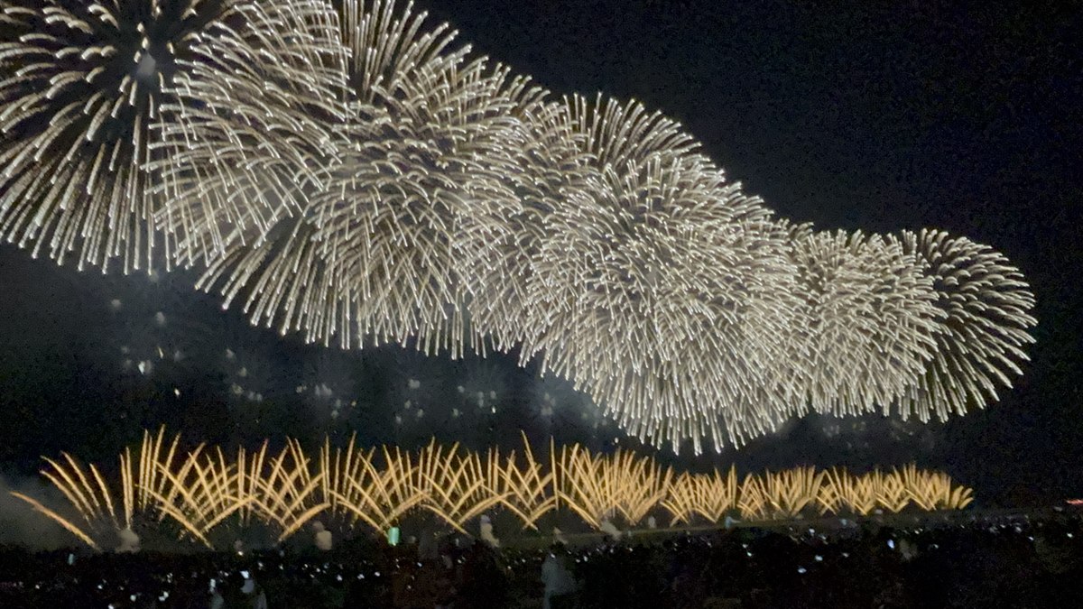 夜空を彩る花火
